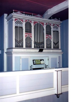 Prospekt der Herbrig-Orgel